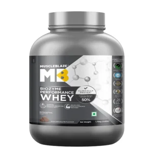MuscleBlaze Biozyme Performance Whey, 1.75 kg (3.85 lb), Rich Chocolate